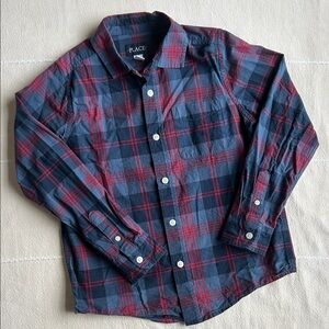 Place Red and Blue Plaid Shirt